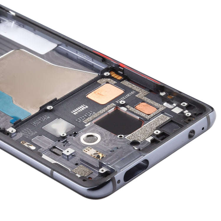 Front Housing LCD Frame Bezel Plate With Side Keys for Xiaomi Redmi K30 Pro (Black)