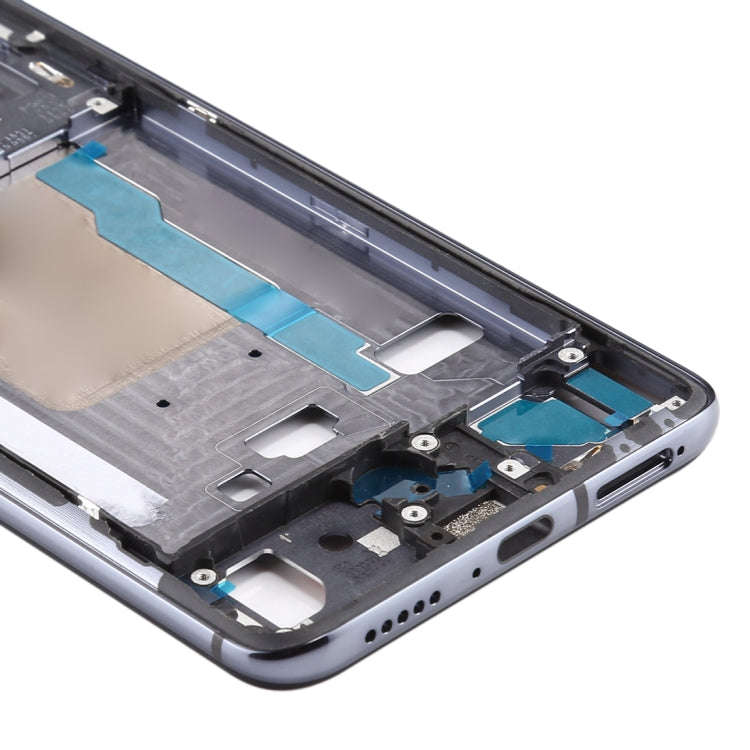 Front Housing LCD Frame Bezel Plate With Side Keys for Xiaomi Redmi K30 Pro (Black)