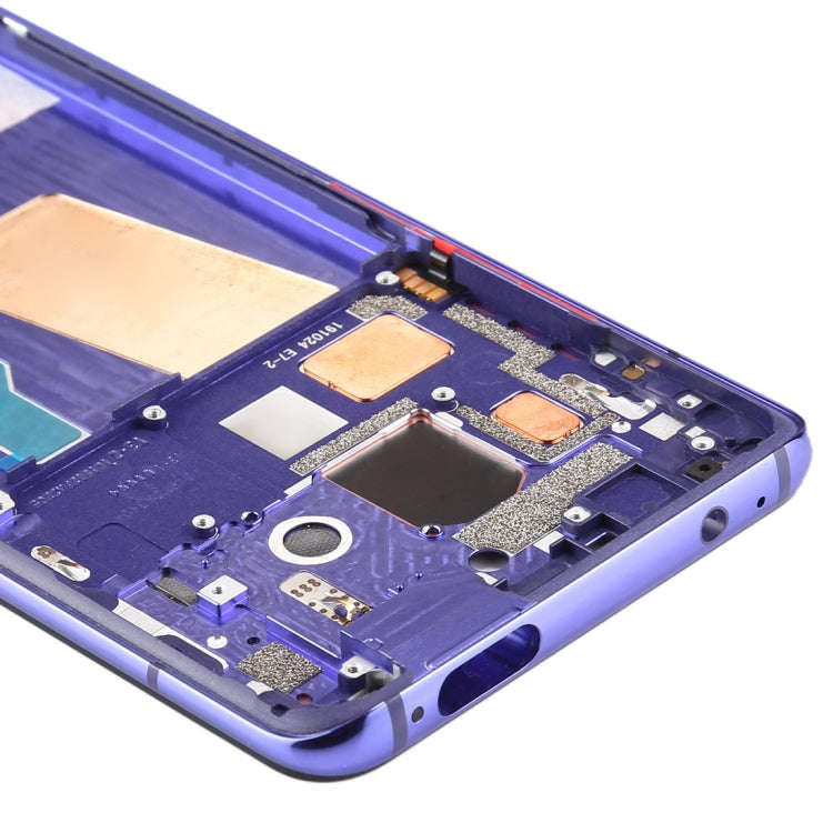 Front Housing LCD Frame Bezel Plate With Side Keys for Xiaomi Redmi K30 Pro (Purple)