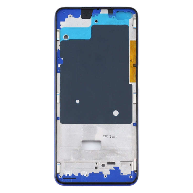 Front Housing LCD Frame Bezel Plate for Xiaomi Redmi K30, 4G Version (Blue)