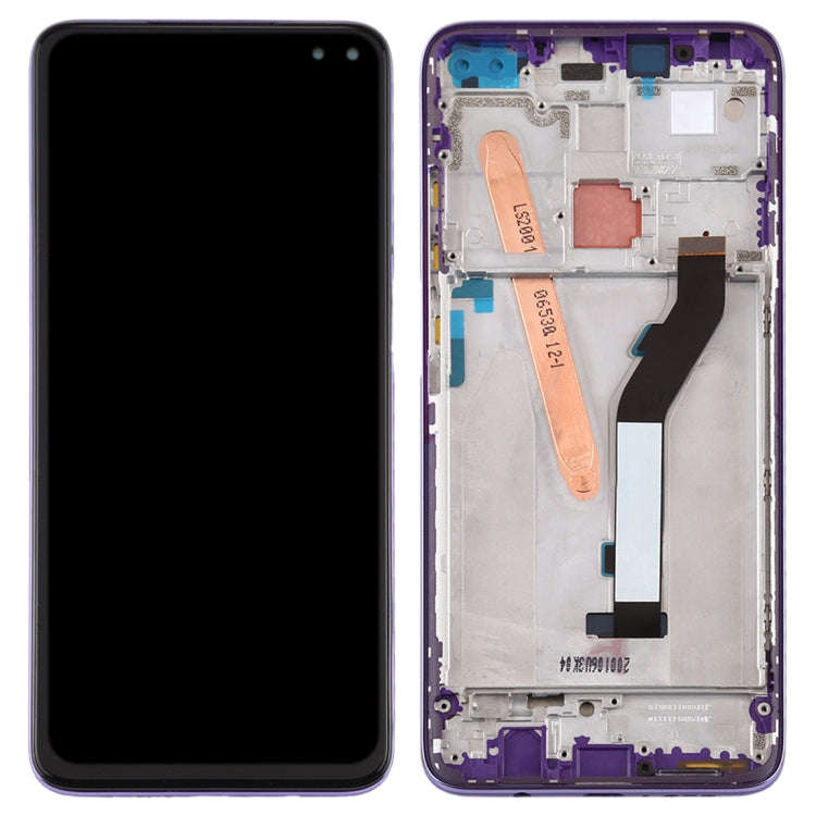 Original LCD Screen for Xiaomi Redmi K30 5G Digitizer Full Assembly with Frame(Purple)