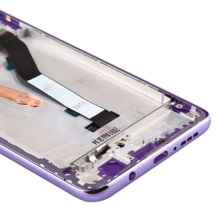 Original LCD Screen for Xiaomi Redmi K30 5G Digitizer Full Assembly with Frame(Purple)