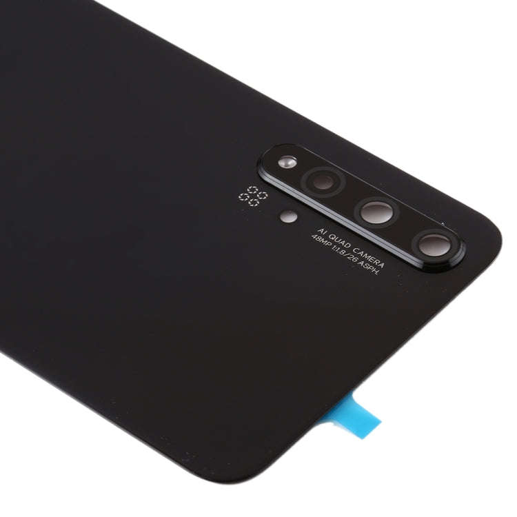 Original Battery Back Cover with Camera Lens Cover for Huawei Nova 5T(Black)