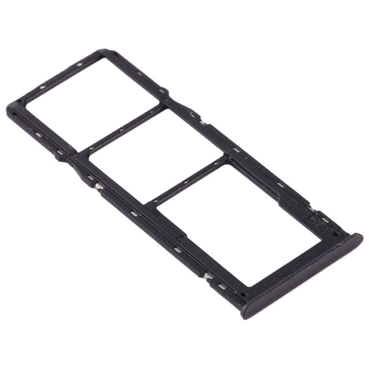 For OPPO Realme 5 SIM Card Tray + SIM Card Tray + Micro SD Card Tray (Black)