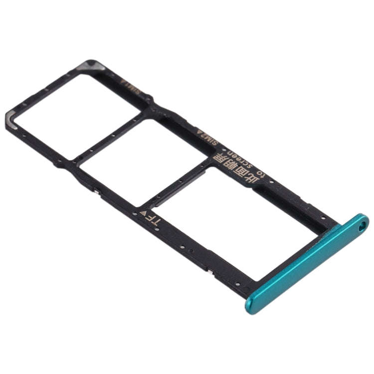 SIM Card Tray + SIM Card Tray + Micro SD Card Tray for Huawei Enjoy 10e / Honor Play 9A (Green)