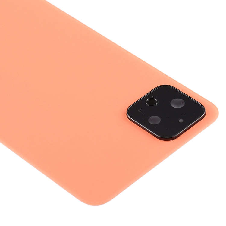 Battery Back Cover with Camera Lens Cover for Google Pixel 4XL(Orange)