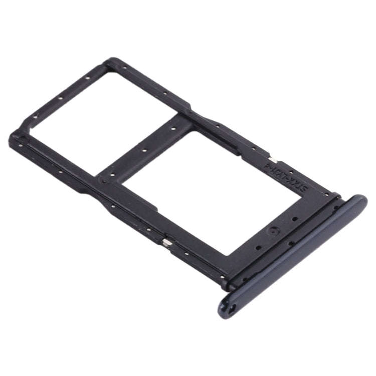 SIM Card Tray + SIM Card Tray / Micro SD Card Tray for Huawei Enjoy 10 Plus (Black)