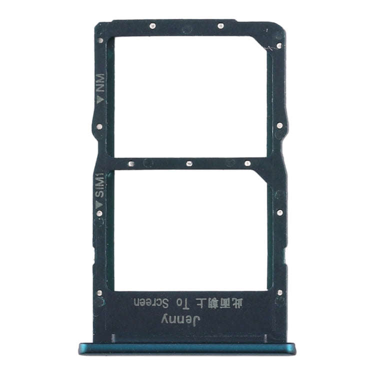 SIM Card Tray + NM Card Tray for Huawei Nova 6 SE (Green)
