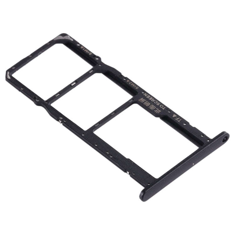 SIM Card Tray + SIM Card Tray + Micro SD Card Tray for Huawei Honor Play 3e (Black)