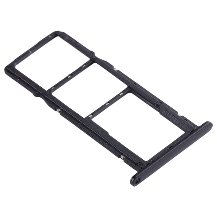 SIM Card Tray + SIM Card Tray + Micro SD Card Tray for Huawei Honor Play 3e (Black)