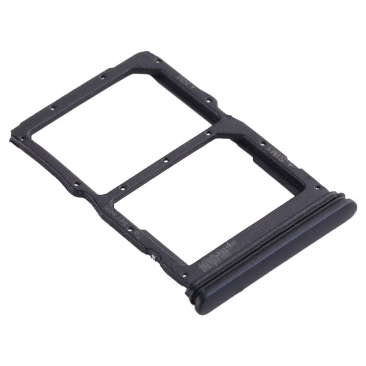 SIM Card Tray + NM Card Tray for Huawei Honor 30S / Nova 7 SE (Black)