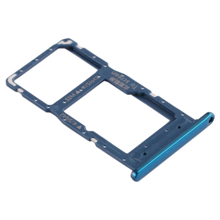 SIM Card Tray + SIM Card Tray / Micro SD Card Tray for Huawei Enjoy 9s (Blue)