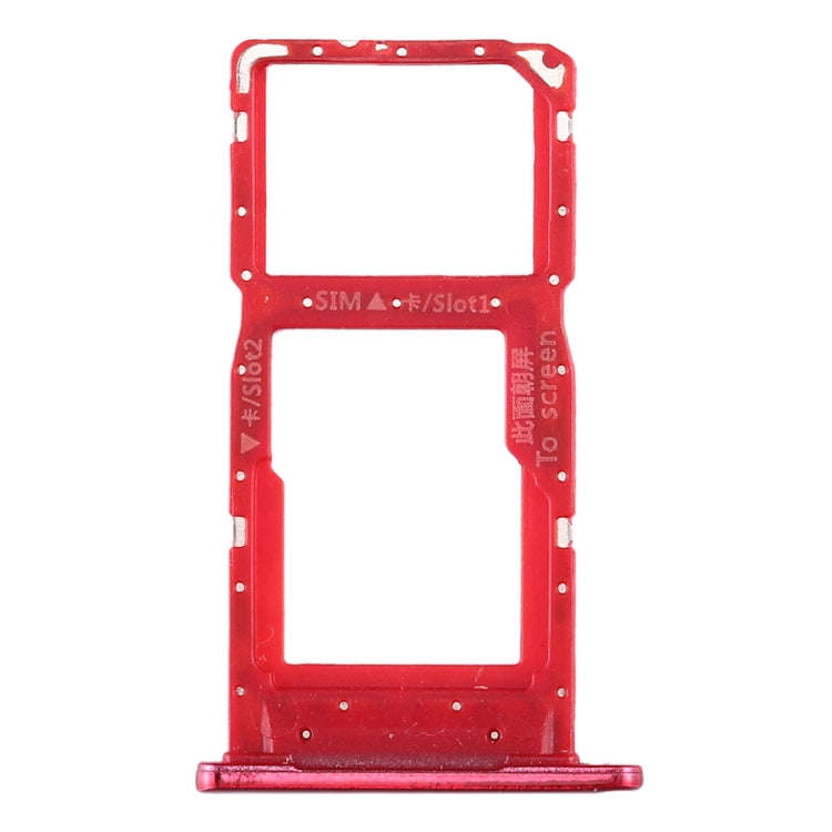 SIM Card Tray + SIM Card Tray / Micro SD Card Tray for Huawei Enjoy 9s (Red)