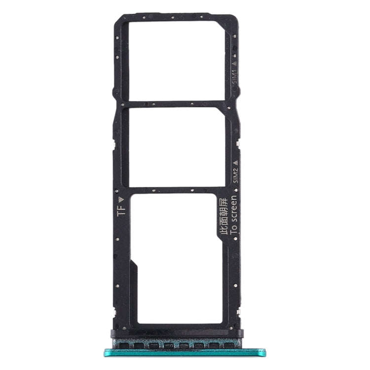 SIM Card Tray + SIM Card Tray + Micro SD Card Tray for Huawei Honor Play 4T (Green)