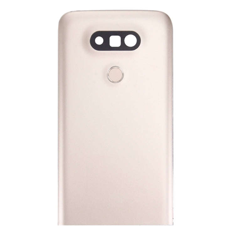 Metal Back Cover with Back Camera Lens & Fingerprint Button for LG G5(Gold)