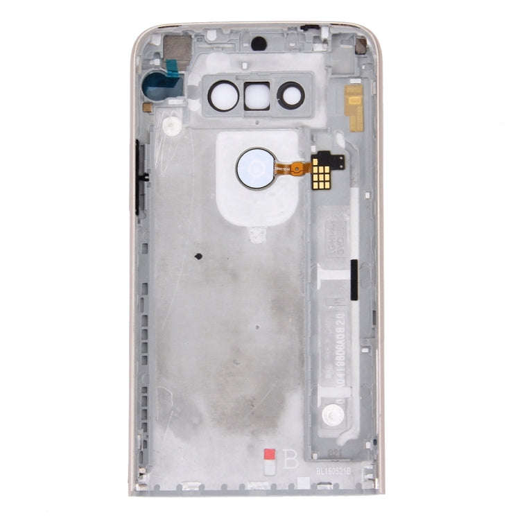 Metal Back Cover with Back Camera Lens & Fingerprint Button for LG G5(Gold)