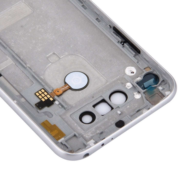 Metal Back Cover with Back Camera Lens & Fingerprint Button for LG G5(Silver)