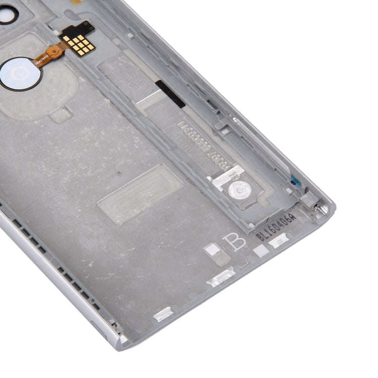 Metal Back Cover with Back Camera Lens & Fingerprint Button for LG G5(Silver)