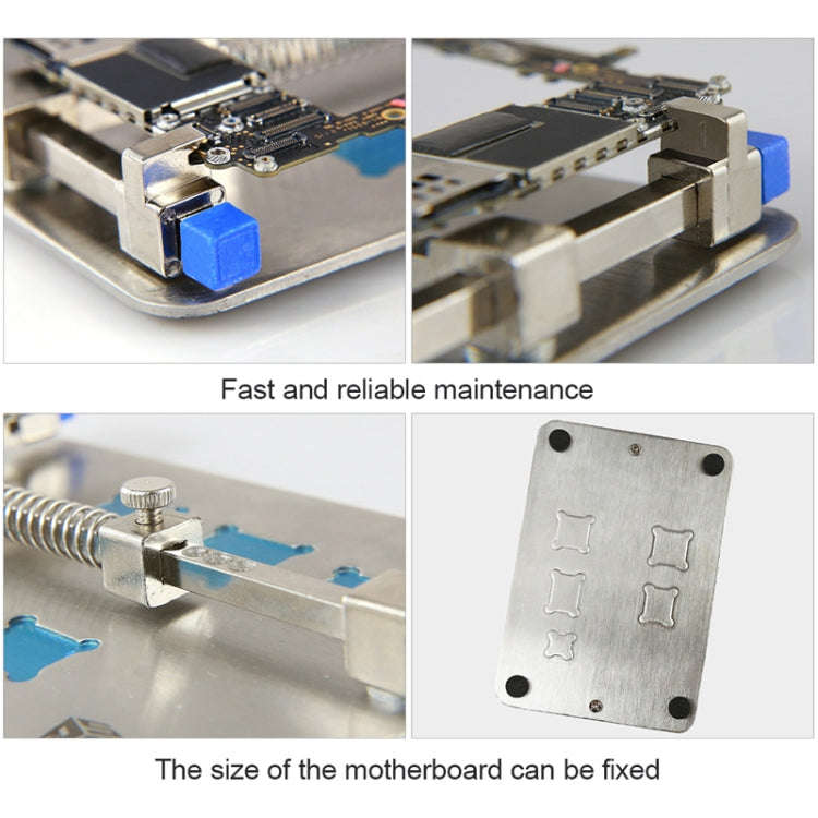 BEST- 001D Stainless Steel Circuit Board Soldering Desoldering PCB Repair Holder Fixtures Mobile ...