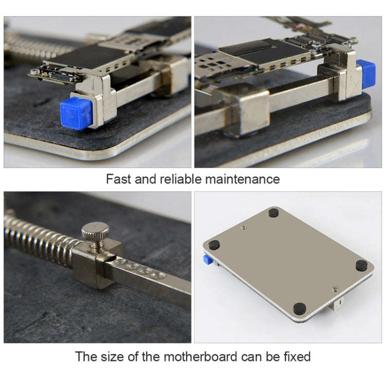 BEST-001E DIY FIX Stainless Steel Circuit Board PCB Holder Fixture Work Station for Chip Repair t...