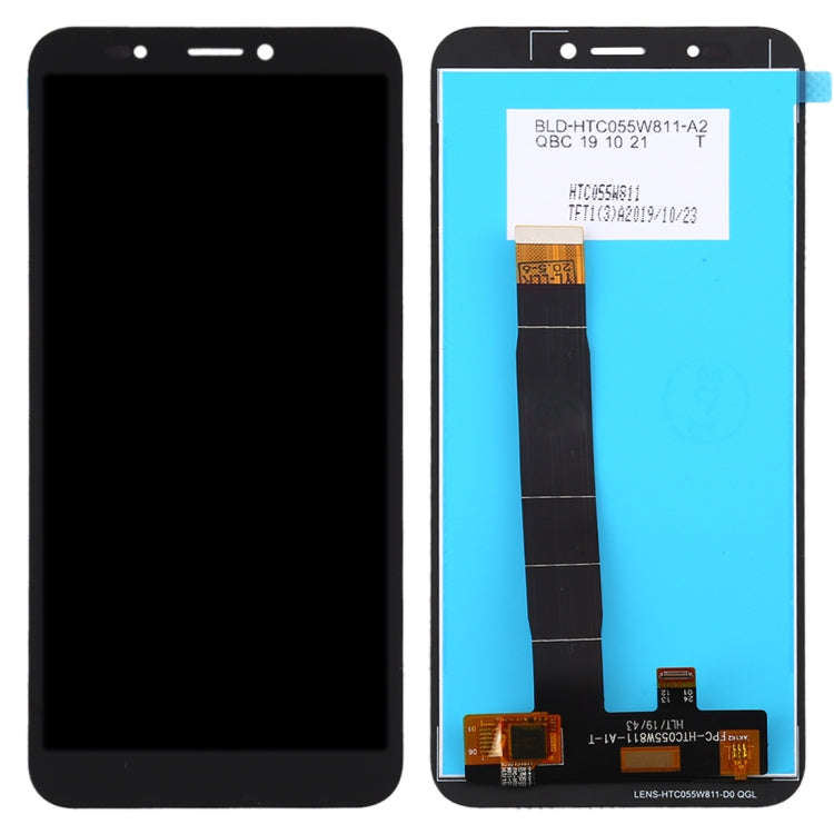 TFT LCD Screen for Nokia C1 with Digitizer Full Assembly (Black)