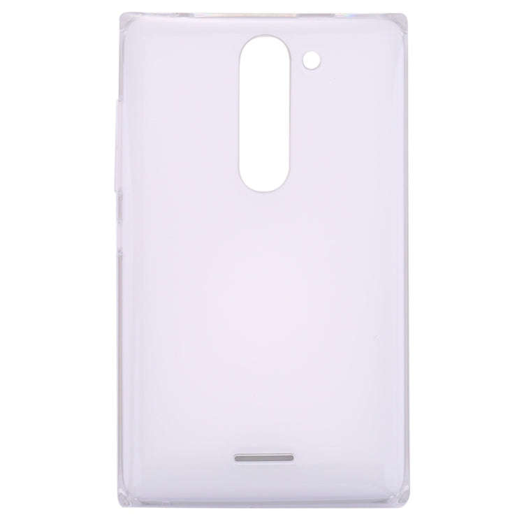 Dual SIM Battery Back Cover for Nokia Asha 502 (White)