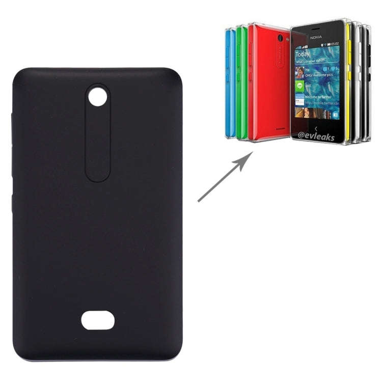 Battery Back Cover for Nokia Asha 501 (Black)
