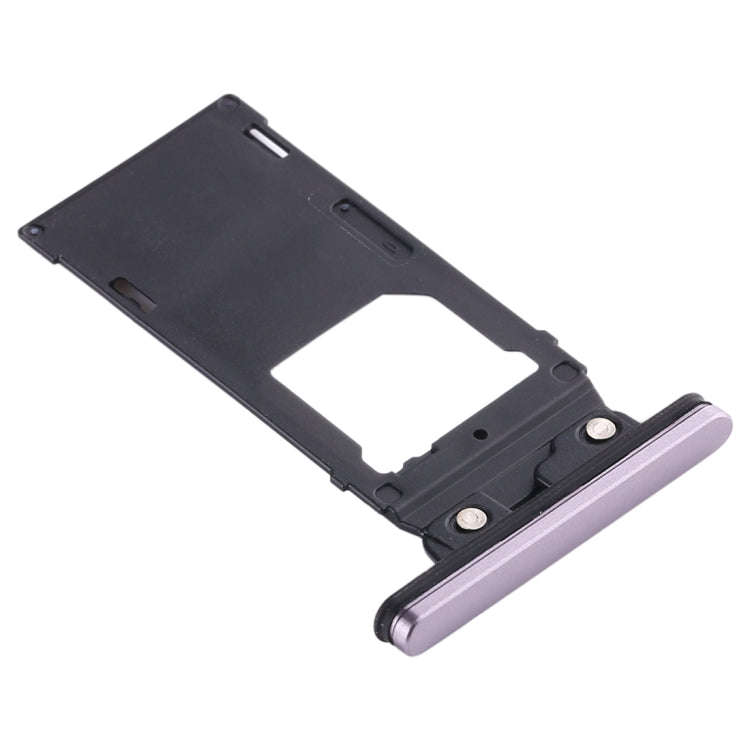 SIM Card Tray + SIM Card Tray + Micro SD Card Tray for Sony Xperia XZ2(Pink)