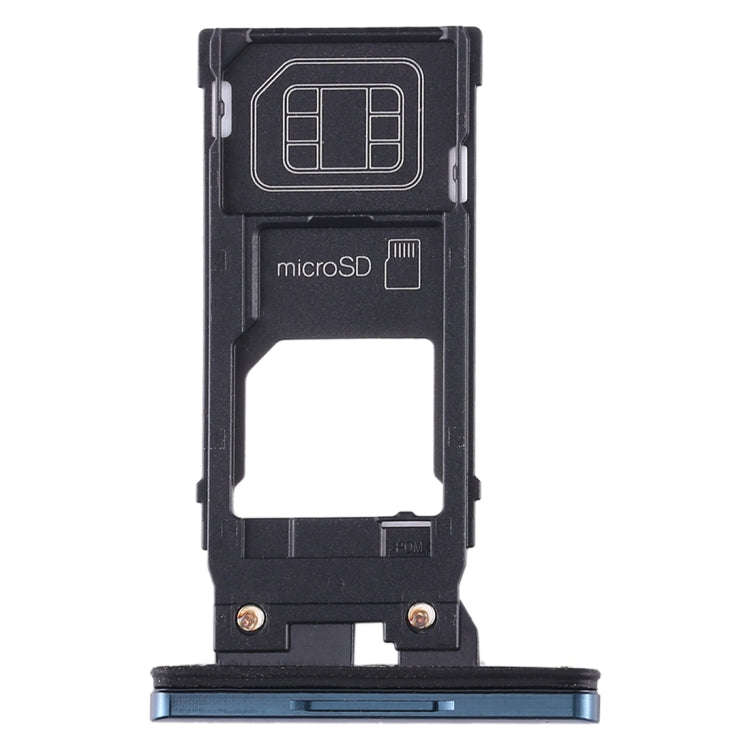 SIM Card Tray + Micro SD Card Tray for Sony Xperia XZ3(Green)