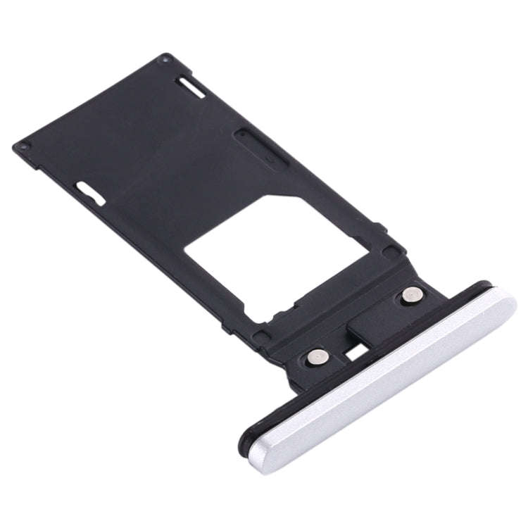 SIM Card Tray + Micro SD Card Tray for Sony Xperia XZ3(White)
