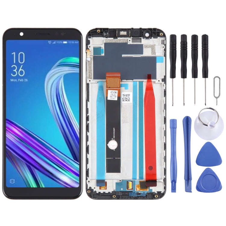 OEM LCD Screen for Asus ZenFone Max M1 ZB555KL X00PD Digitizer Full Assembly with FrameBlack)