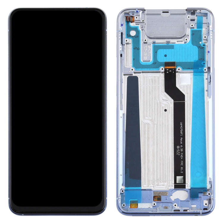 OEM LCD Screen for Asus Zenfone 6 ZS630KL I01WD Digitizer Full Assembly with FrameSilver)