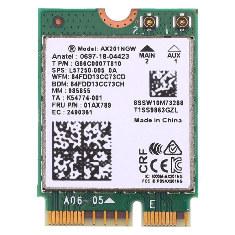 AX201 Bluetooth 5.0 Dual Band 2.4G/5G Wireless NGFF Wifi Card AX201NGW 802.11 ac/ax 2.4Gbps Wlan ...