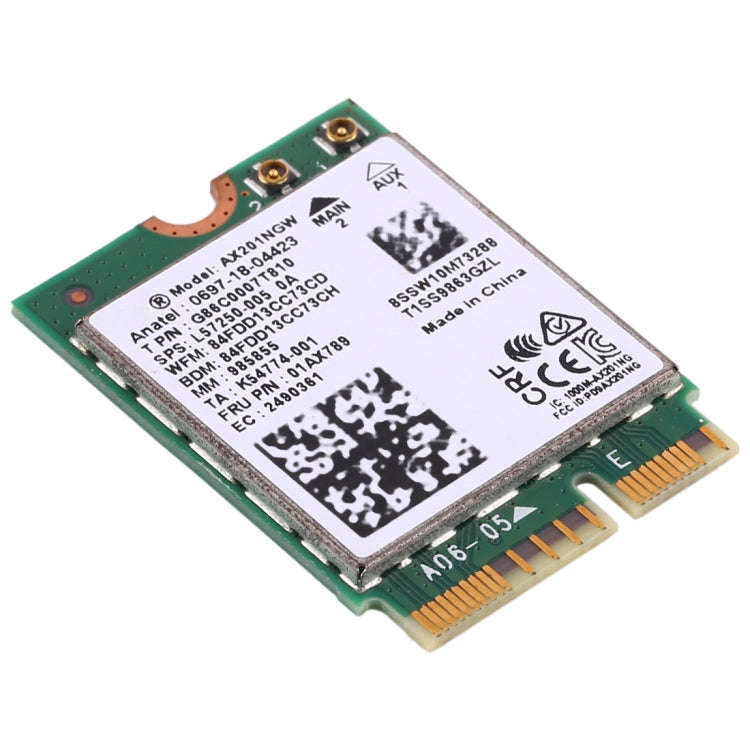 AX201 Bluetooth 5.0 Dual Band 2.4G/5G Wireless NGFF Wifi Card AX201NGW 802.11 ac/ax 2.4Gbps Wlan ...