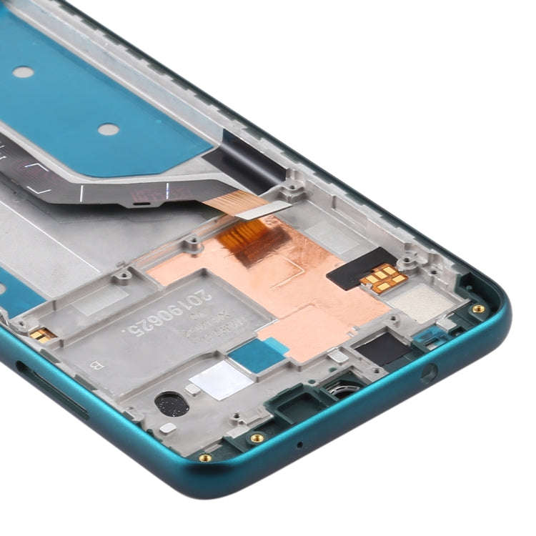 TFT LCD Screen for Nokia 7.2 TA-1196 Digitizer Full Assembly with Frame (Green)