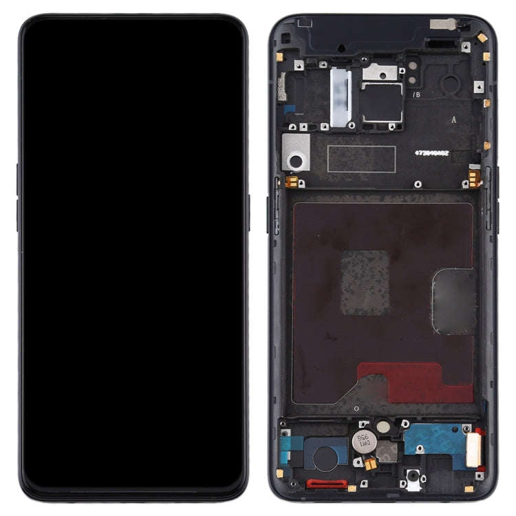 Original LCD Screen for OPPO Reno Digitizer Full Assembly with Frame (Black)