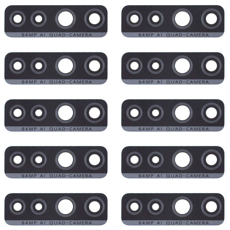 For Huawei P40 Lite 5G / Nova 7 SE 10pcs Back Camera Lens