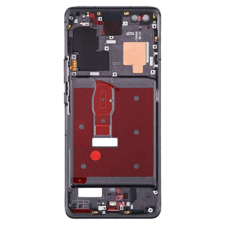 Original Middle Frame Bezel Plate for Huawei Honor 30 Pro(Black)