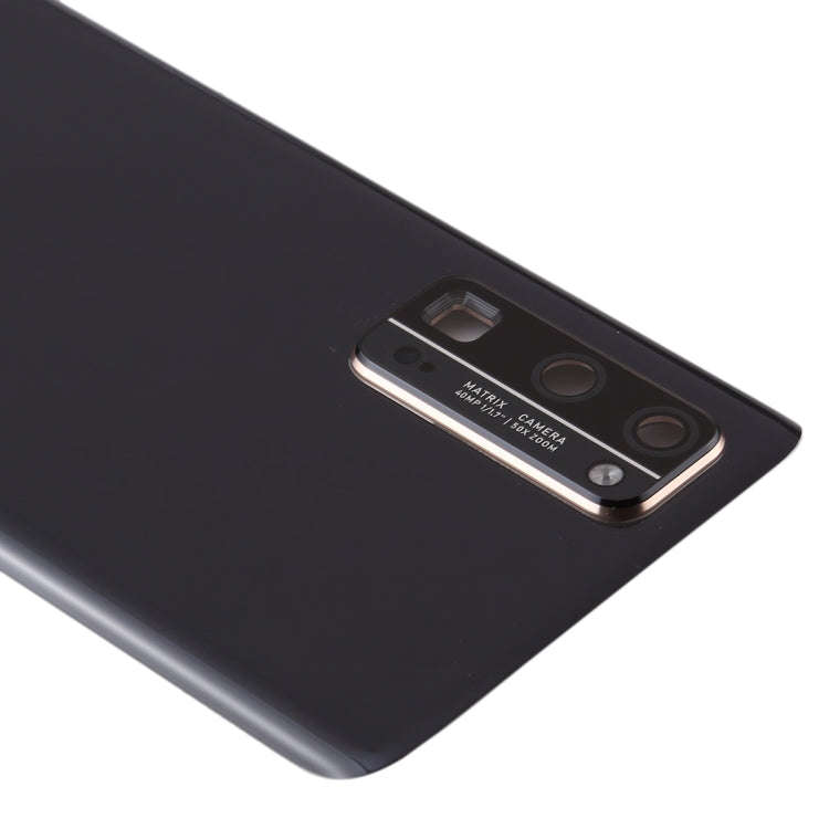 Original Battery Back Cover with Camera Lens Cover for Huawei Honor 30 Pro(Black)