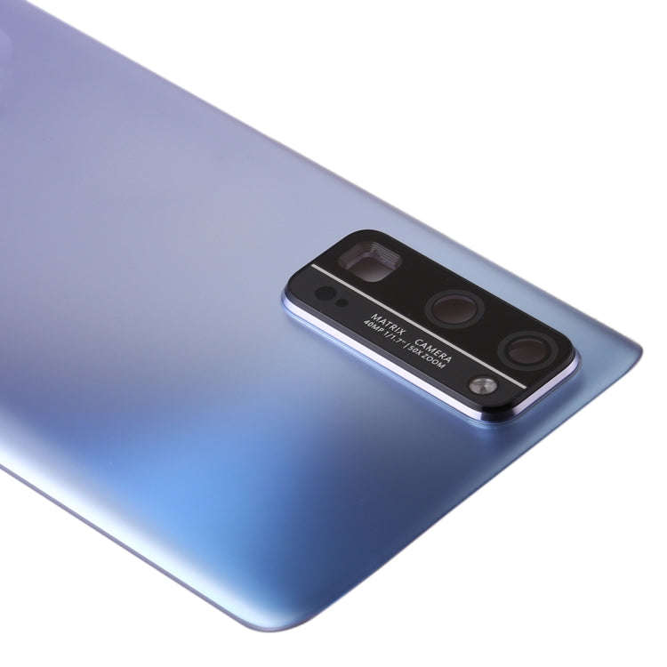 Original Battery Back Cover with Camera Lens Cover for Huawei Honor 30 Pro(Silver)