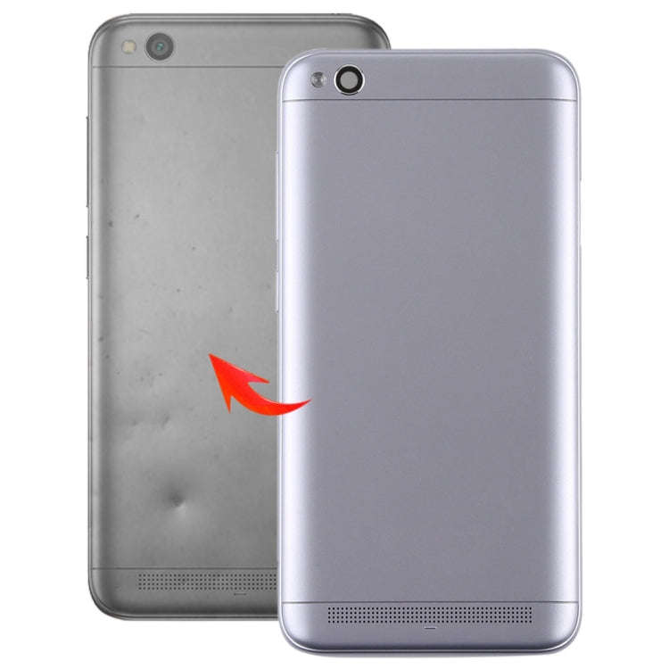Back Cover with Camera Lens & Side Keys for Xiaomi Redmi 5(Grey)