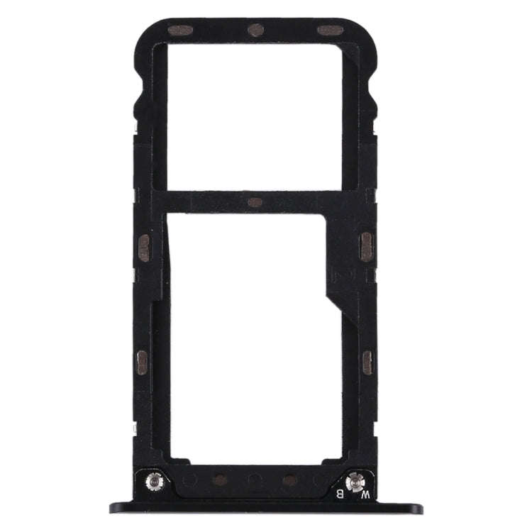 2 SIM Card Tray / Micro SD Card Tray for Xiaomi Redmi 5 Plus(Black)