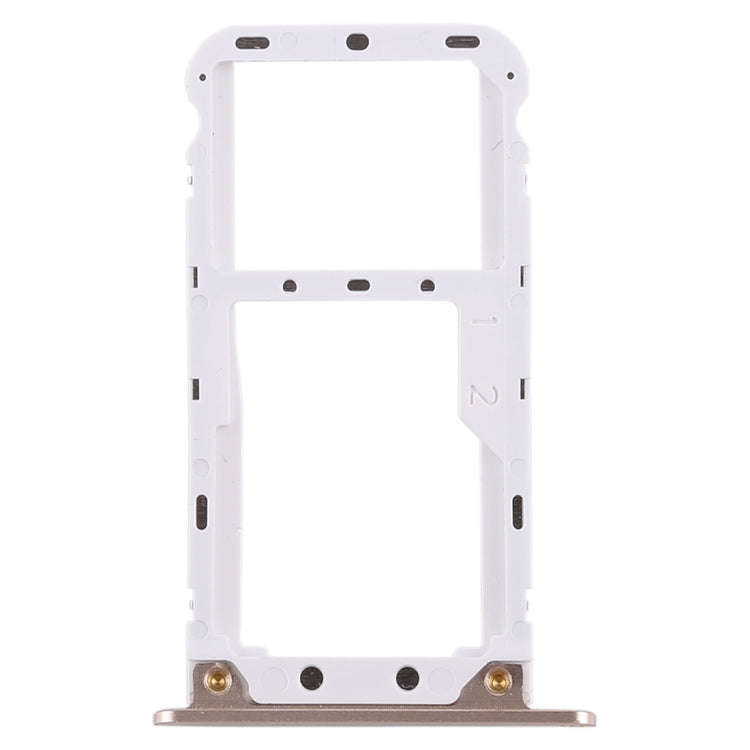2 SIM Card Tray / Micro SD Card Tray for Xiaomi Redmi 5 Plus(Gold)