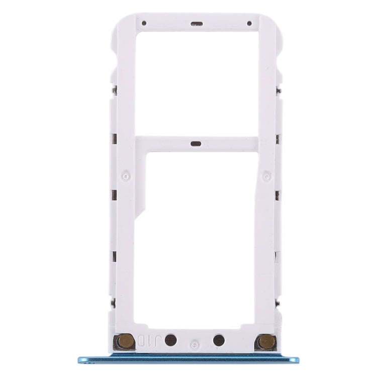 2 SIM Card Tray / Micro SD Card Tray for Xiaomi Redmi 5 Plus(Blue)