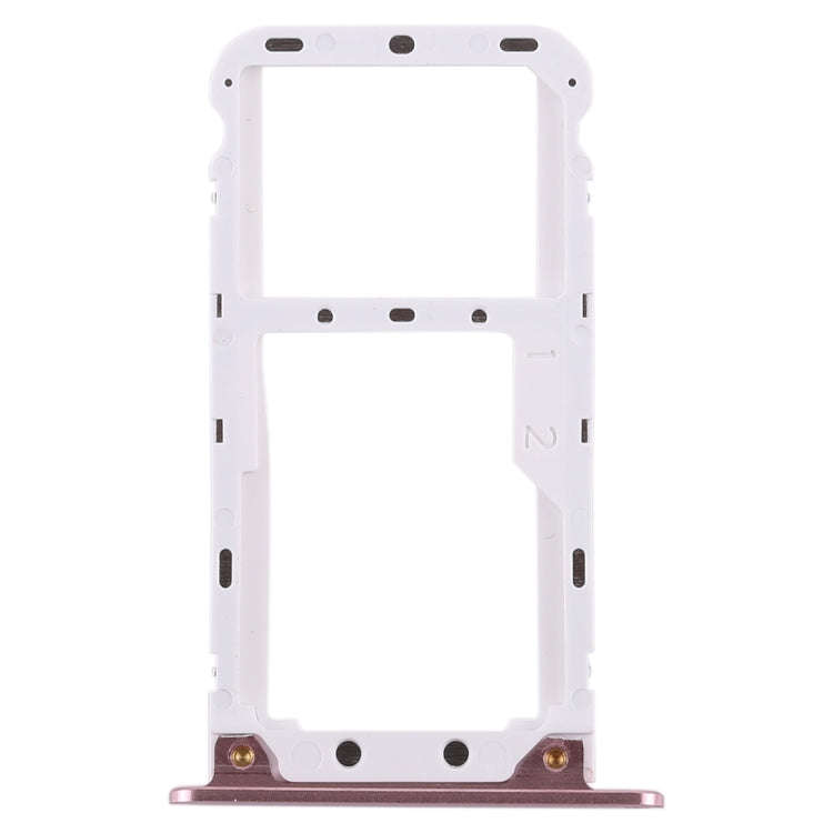 2 SIM Card Tray / Micro SD Card Tray for Xiaomi Redmi 5 Plus(Rose Gold)