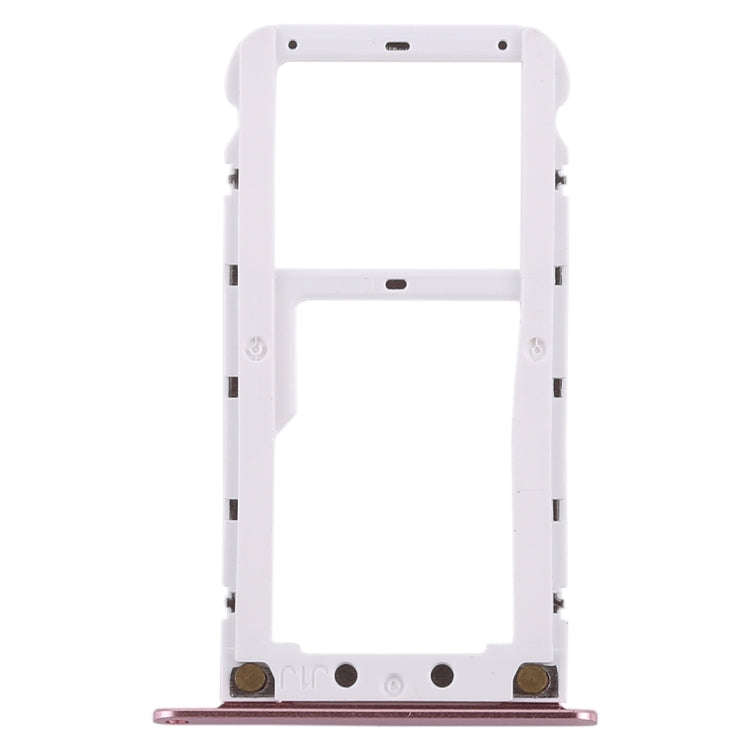 2 SIM Card Tray / Micro SD Card Tray for Xiaomi Redmi 5 Plus(Rose Gold)