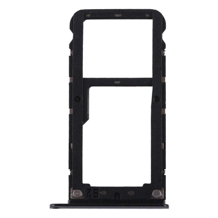 2 SIM Card Tray / Micro SD Card Tray for Xiaomi Redmi Note 5(Black)