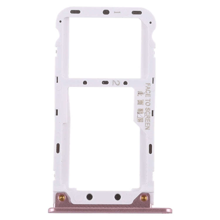 2 SIM Card Tray / Micro SD Card Tray for Xiaomi Redmi Note 5(Rose Gold)