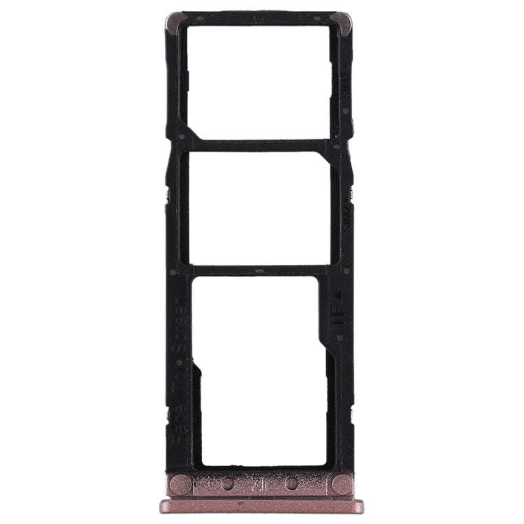 2 SIM Card Tray + Micro SD Card Tray for Xiaomi Redmi Note 5A(Rose Gold)