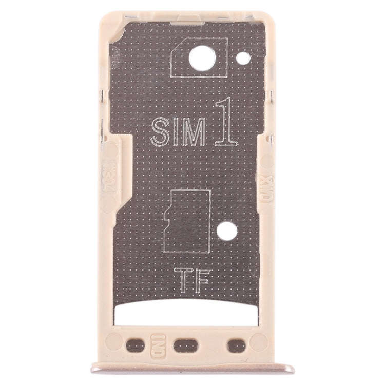 2 SIM Card Tray / Micro SD Card Tray for Xiaomi Redmi 5A(Gold)